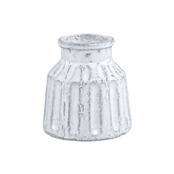 PTMD Vase Xave S weiß 10 cm