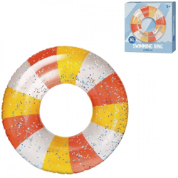 (R) XL Striped Swim Ring, 100 cm, Pack of 8