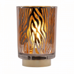 SENZA Tischlampe Luna LED auf Batterie gold 14.5 cm