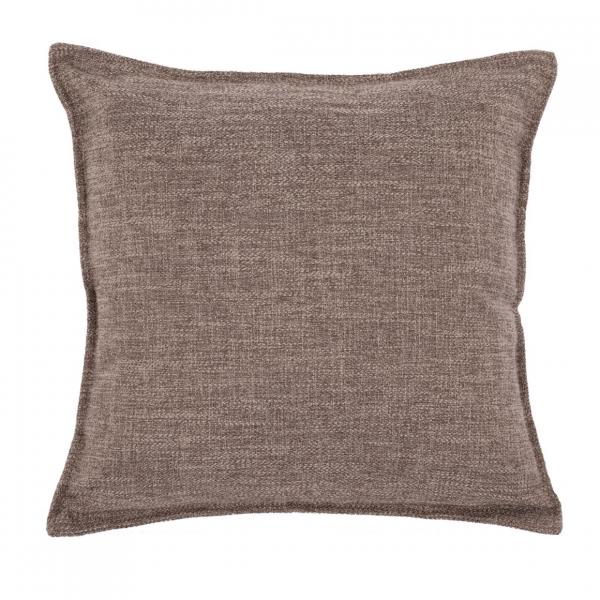 Tiseco Kissen Astoria dunkel taupe 45 x 45 cm Satz von 2