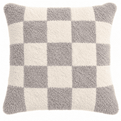 Unique Living kussen Ziva chateau grey 45 x 45 cm