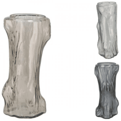 Vase Baum grau 26 cm 3 Stück sortiert