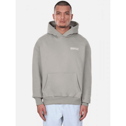bequemer Dropsize Herren Hoodie mit Baumwolle Grau