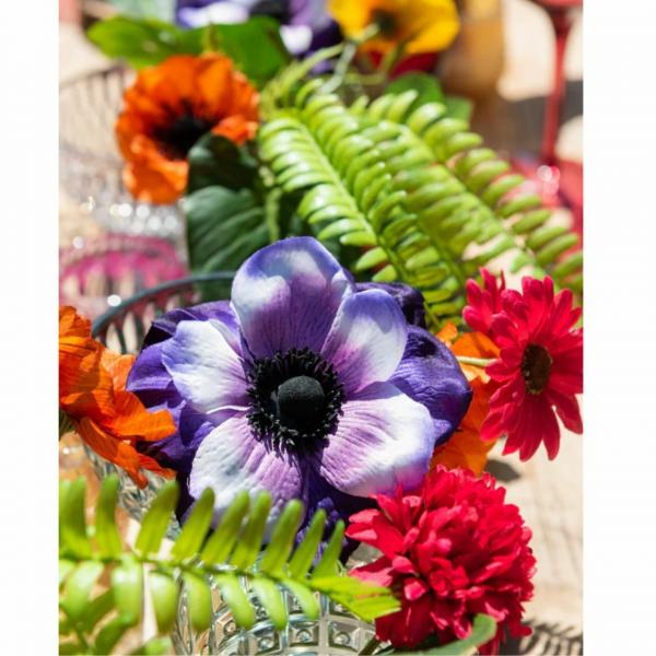 J-Line Kunstblume Anemone lila 40 cm