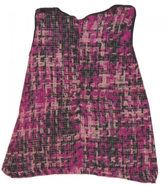 KANZ Mini-Kleid farbenfrohes Kinder &auml;rmelloses-Kleid mit Karierten-Muster Mehrfarbig