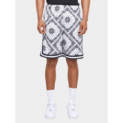 lässige Karl Kani Unisex Shorts 140 g/m² Weiß/Schwarz