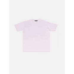 Casual, oversized men's T-shirt in ecru-white cotton