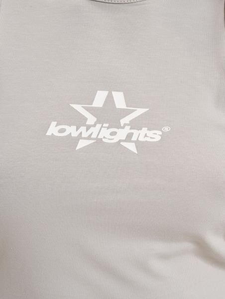 Low Lights Studios Superstar Crop Top hellgrau hellgrau