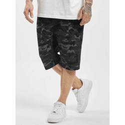 sommerliche DEF Herren Shorts Taschen Oversize 340 g/m² Camouflage