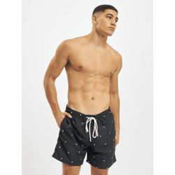 sommerliche Urban Classics Herren Shorts Kordelzug 115 g/m² Schwarz