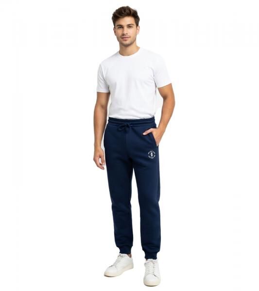 sportliche ON THAT ASS XOLO Herren Jogging-Hose Baumwoll-Sweat-Hose mit Logo und Taschen Jogger Navy-Blau