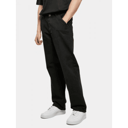 stylische Urban Classics Herren Jeans Reißverschluss Taschen 350 g/m² mit Baumwolle Schwarz