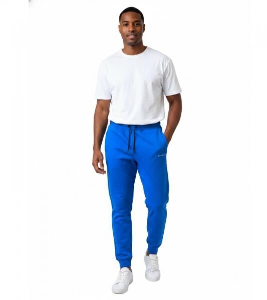 zeitlose ON THAT ASS Dudley Herren Jogging-Hose Baumwoll-Sweat-Hose mit Logo und Taschen 30300113BL Blau