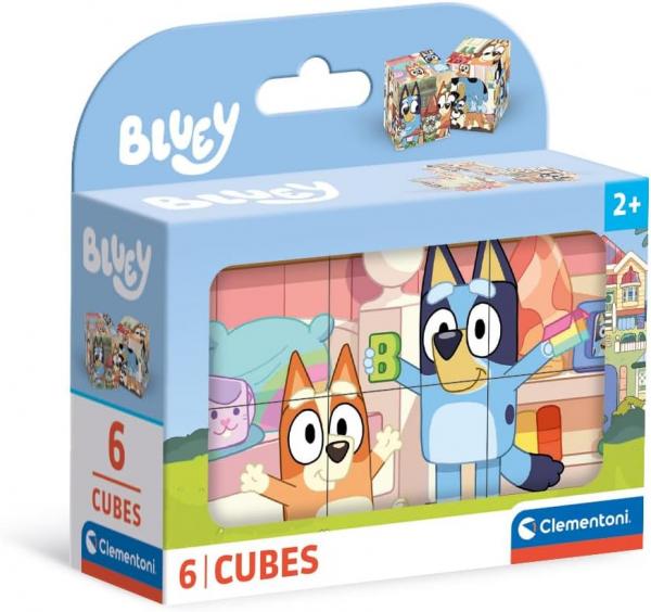 6 Teile W&uuml;rfelpuzzle - Bluey