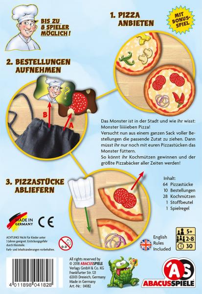 Abacus Spiele 04182 - Pizza Monsters
