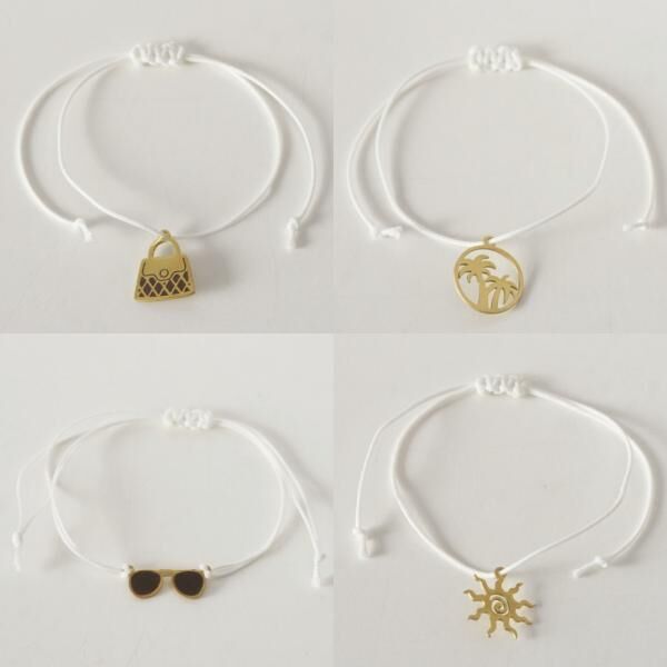 Boltze-Armband „Summer“ im Glasbehälter, 7 cm, 4 Stück, sortiert