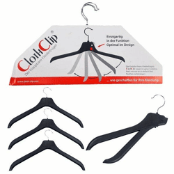 Cloth Clip – faltbare Kleiderbügel, 3 Stück