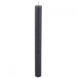 Black Dinner Candle, 24 cm
