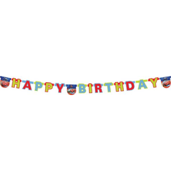 Disney Cars Formula - 1 Happy Birthday Banner