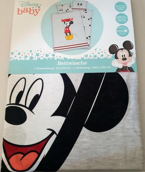 Disney Mickey Mouse - Wendebettw&auml;sche - 40 x 60 / 135 x 100 cm