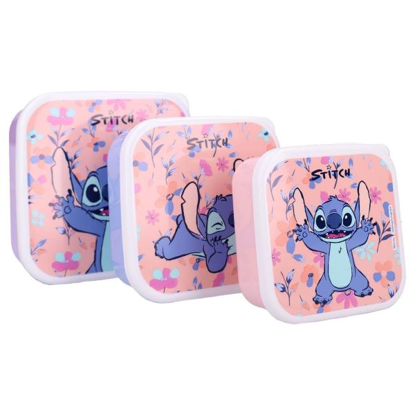 Disney Stitch - Snackbox (3tlg.) Fresh Bites - 12 cm
