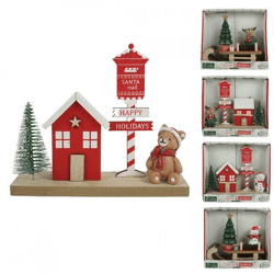Wohnaccessoires, Weihnachtsdekoration, 15,5 cm, 5er-Set, sortiert