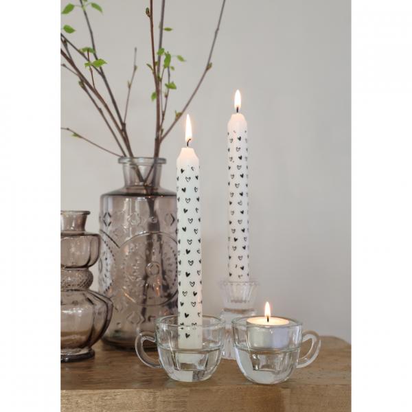 Kerzenständer Kaffeeglas transparent 8 cm