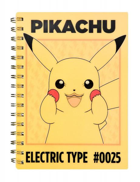 Pokemon - 3D Spiralnotizbuch