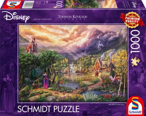 Snow White and the Queen (Schneewittchen und die K&ouml;nigin) - Puzzle 1000 Teile - Thomas Kinkade Collection