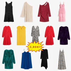 2,90 €/Stück Stockkleider Kategorie A, Frühling, Sommer, Herbst, Größen 32–54, deutsche Katalogware, ab 20 Stück