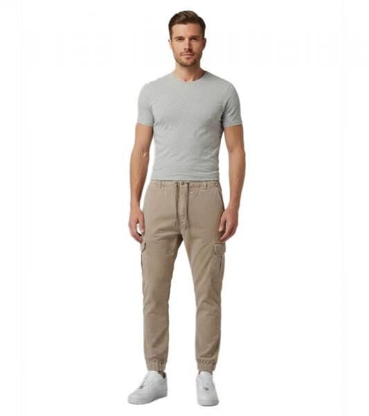 bequeme DEF Herren Jeans Taschen mit Baumwolle Beige