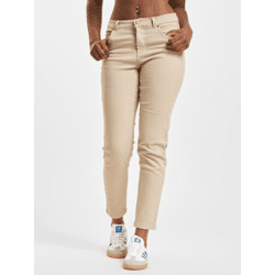 bequeme Freddy Damen Jeans Skinny Fit mit Baumwolle Beige