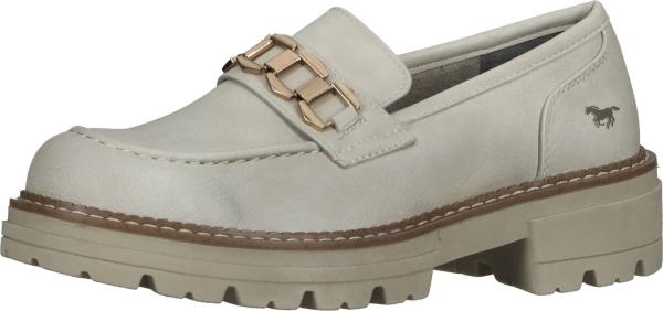 Bequeme MUSTANG Slipper Schlupfschuhe f&uuml;r Damen 1437-401-203 Wei&szlig;