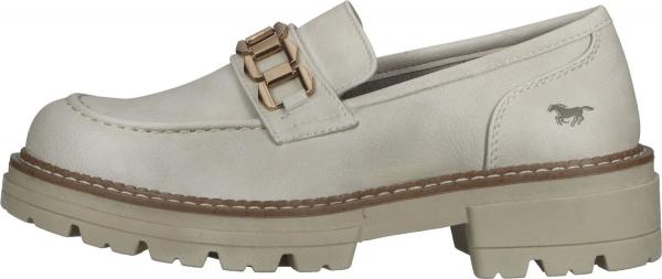 Bequeme MUSTANG Slipper Schlupfschuhe f&uuml;r Damen 1437-401-203 Wei&szlig;