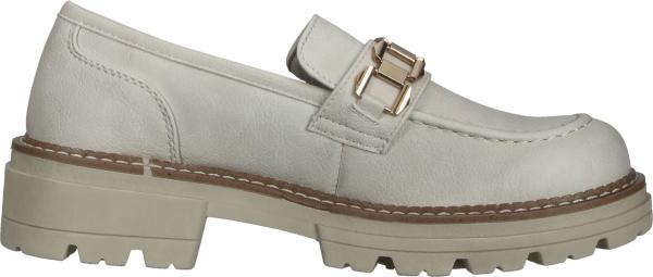 Bequeme MUSTANG Slipper Schlupfschuhe f&uuml;r Damen 1437-401-203 Wei&szlig;
