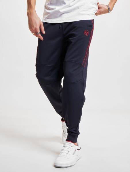 bequeme Sergio Tacchini Herren Jogginghose Navy