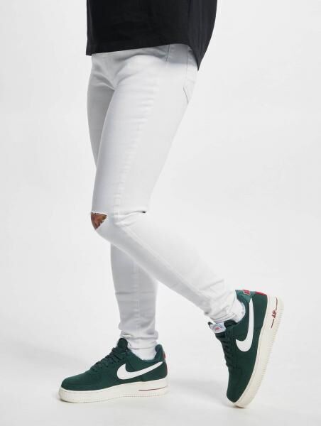 Comfortable Urban Classics Women's Stretch Jeans, 300 g/m², with Cotton, White