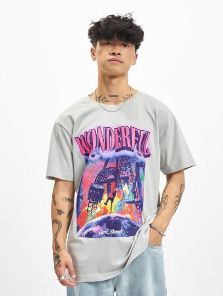 bequemes Mister Tee Herren T-Shirt 180 g/m&sup2; mit Baumwolle Grau