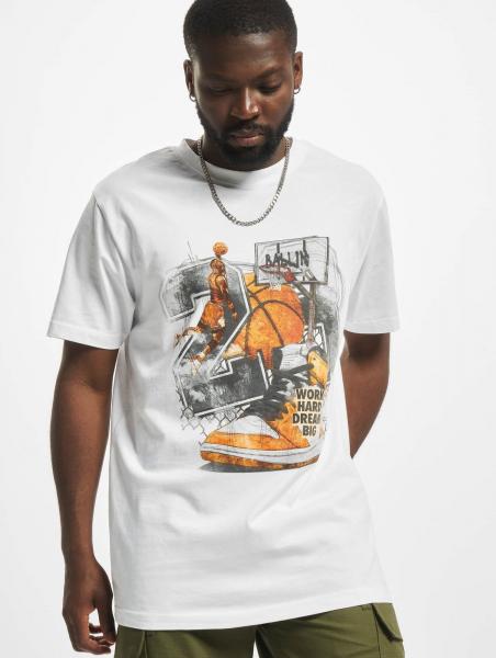 bequemes Mister Tee Herren T-Shirt 180 g/m&sup2; mit Baumwolle Wei&szlig;