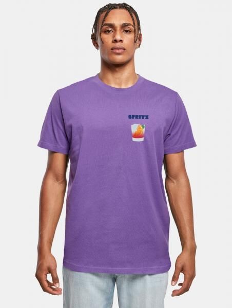 bequemes Mister Tee Herren T-Shirt 200 g/m&sup2; mit Baumwolle Violett