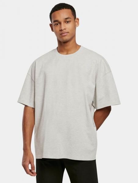 bequemes Urban Classics Herren T-Shirt Oversize 300 g/m&sup2; mit Baumwolle Grau