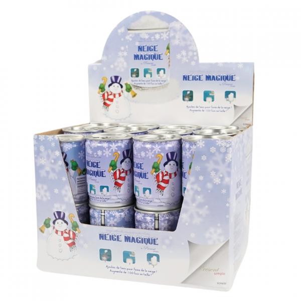 DIY-Dekoration Schnee in Blechdose 20 Gramm
