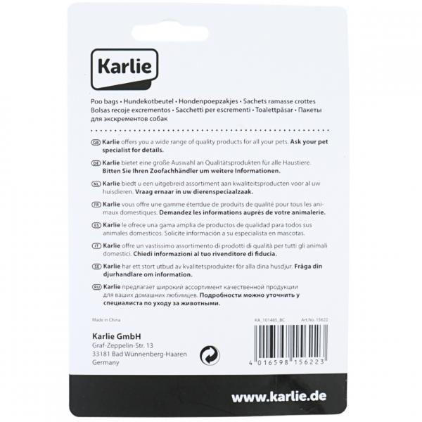 Karlie Hundekotbeutel „Easy Bag“, blau, 3 x 20 Stück