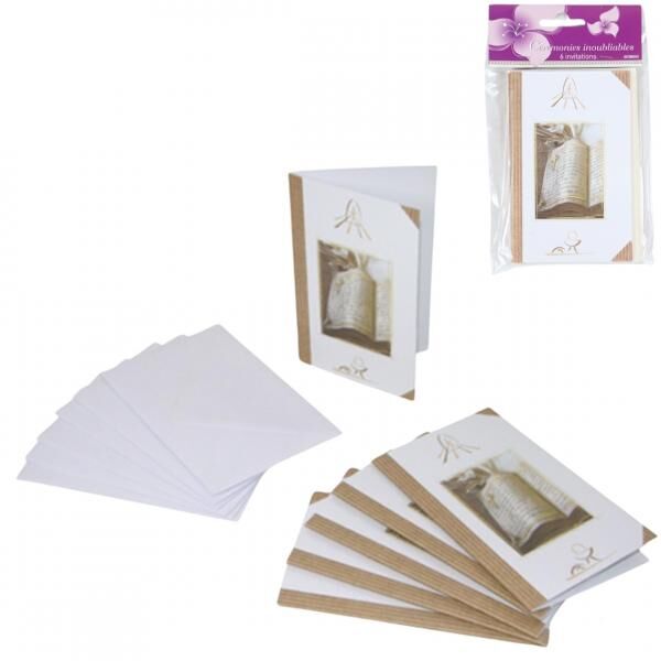 Karten Religion 13,5 cm 6 Stk.
