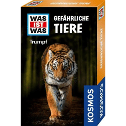 Kosmos 741853 - WAS IST WAS Trumpf: Gefährliche Tiere - Kartenspiel