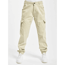 Casual Urban Classics Women's Jeans with Stretch, Zipper Pockets, and Cotton, Beige