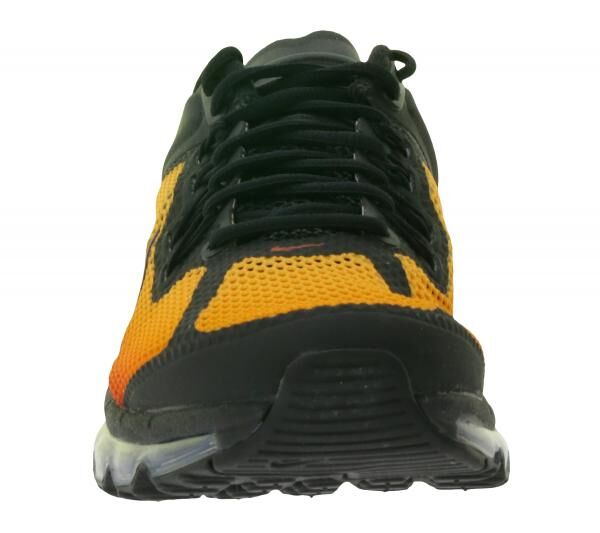 NIKE Air Max 2013 Herren Sneaker Mesh-Turnschuhe mit Air-D&auml;mpfung HF4887-873 Schwarz/Rot/Orange
