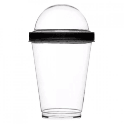 Sagaform Yogurt Travel Cup, Black, 300 ml
