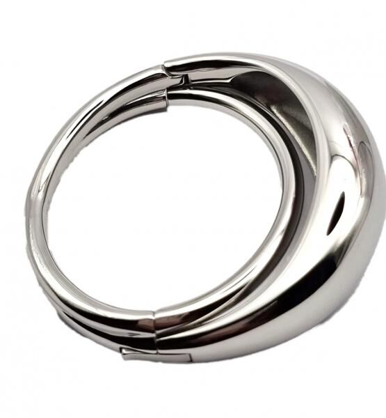 Zeitloser Calvin Klein Fluid Damen-Armreif aus Edelstahl Eleganter Arm- & Handgelenk-Schmuck Gr&ouml;&szlig;e XS KJ3MD0001 Silber