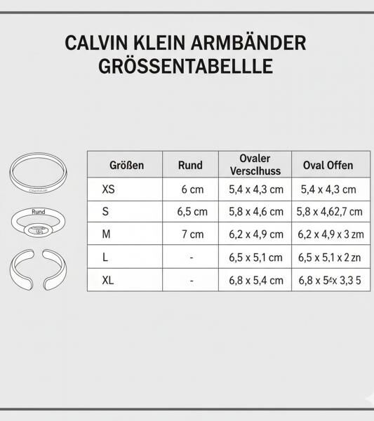 Zeitloser Calvin Klein Fluid Damen-Armreif aus Edelstahl Eleganter Arm- & Handgelenk-Schmuck Gr&ouml;&szlig;e XS KJ3MD0001 Silber